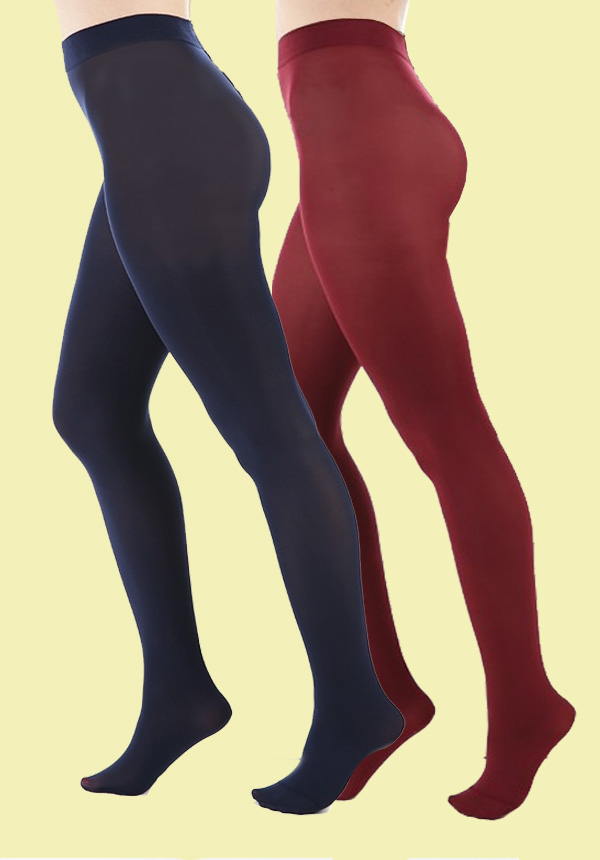 Pamela 80D Opaque Tights twin pack Plus Size Bras